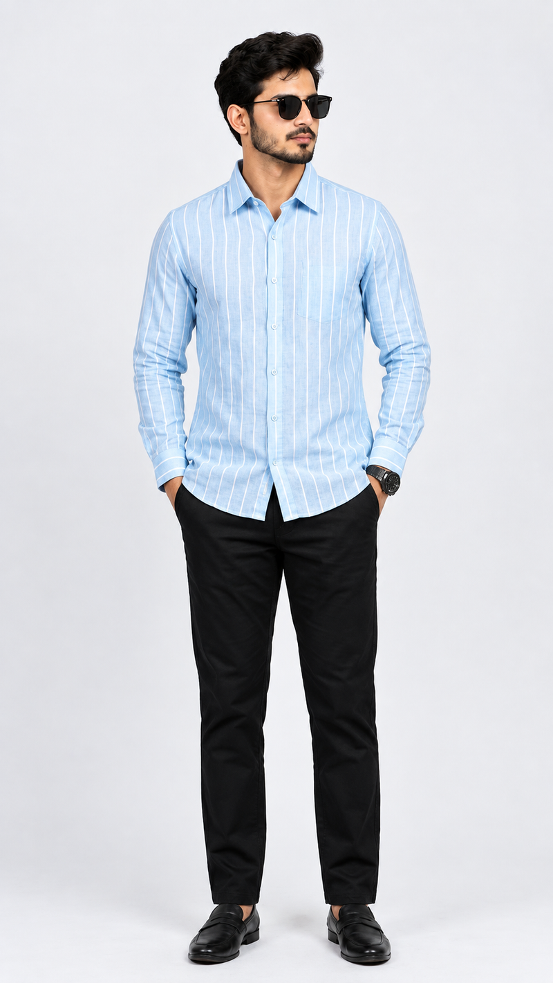 JACK STRIP COTTEN SHIRT