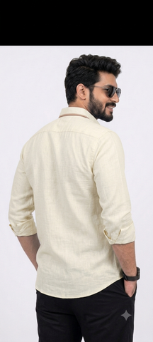 LINEN SHIRTS CREAM
