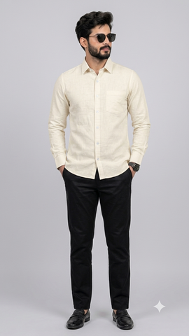 LINEN SHIRTS CREAM