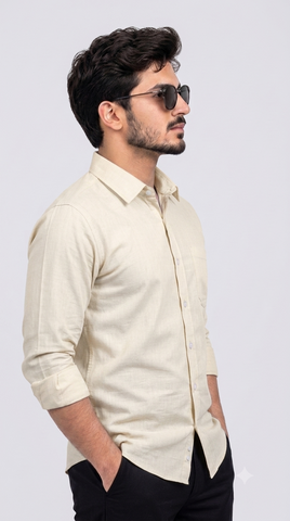 LINEN SHIRTS CREAM